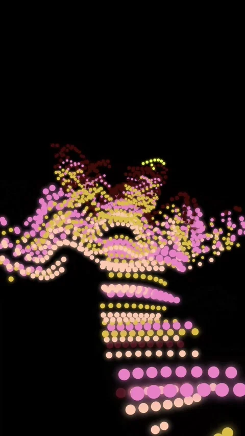 Digital Glitch Noise Static System Error Background Stock Footage 347516320