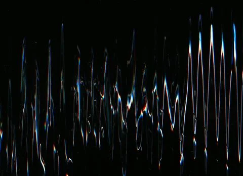 Digital glitch noise texture dust scratches black Stock Illustration
