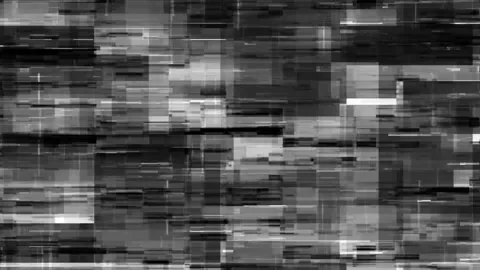 Digital Glitch Overlay Effect with RGB Distortion and Noise Stock Footage 331659469