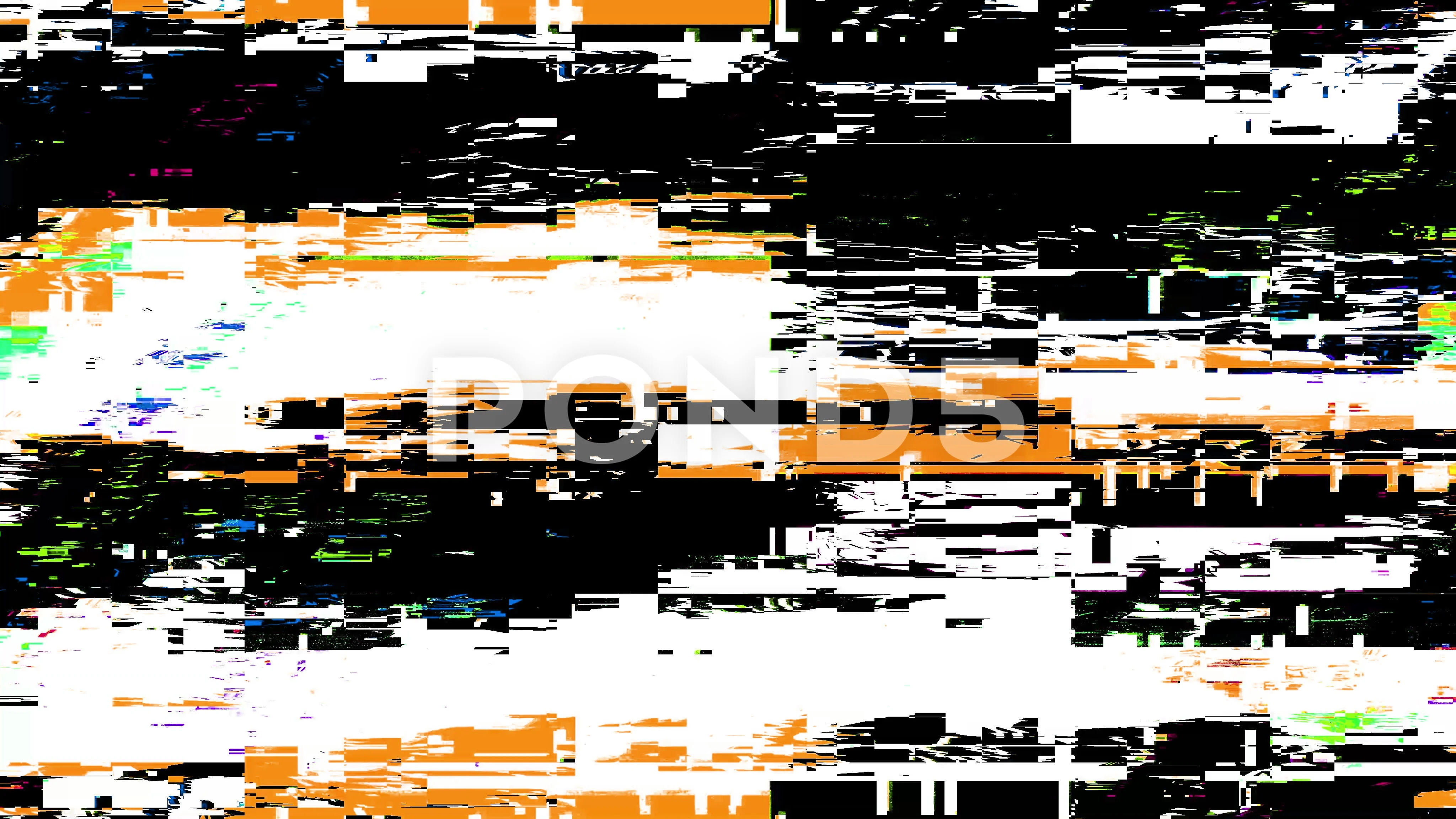 Digital glitch as overlay effect, Stock Video