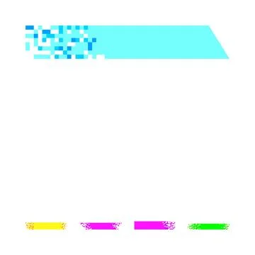 Digital glitch pixel dissolving technology header banner イラスト素材