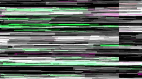 Digital glitch pixel malfunction damaged Video signal tv noise screen Stock-Footage 288317740