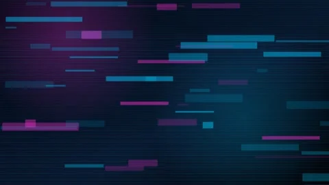 Digital glitch scanline effect. Abstract cyber background with data noise. Stock Footage 340373151