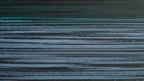 Digital Glitch Screen Distortion with Horizontal Scanlines and Static Noise Stock Footage 341980732