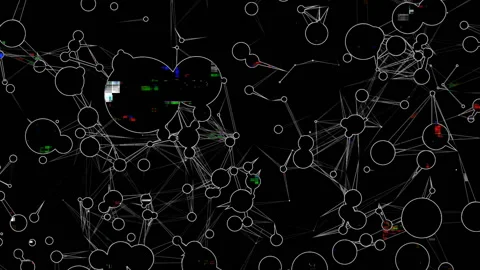 Digital Glitch Seamless loop Stock Footage 101428790