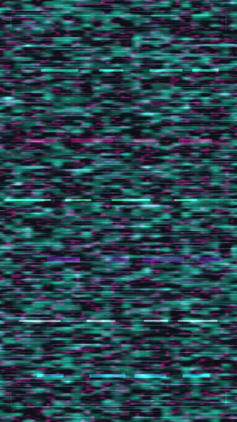 Digital glitch static noise background loop animation Stockbeeldmateriaal 346635098