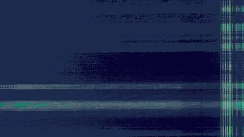 Digital glitch static noise grain texture stripes Stock Illustration
