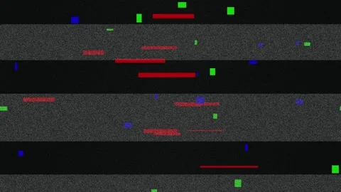 Digital glitch static noise seamless loop motion background Stock Footage 344517864