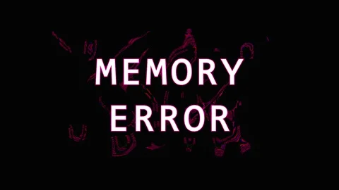 Digital glitch text animation on black background with data corruption effe.. Stock Footage 344036654