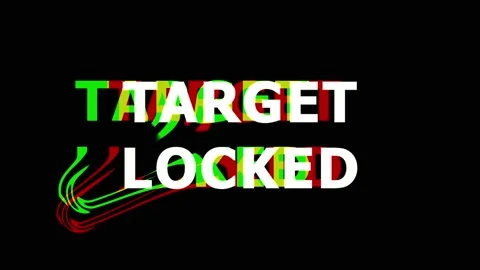 Digital glitch text LOCKED with animated paperclip in dark background Stock Footage 344282929