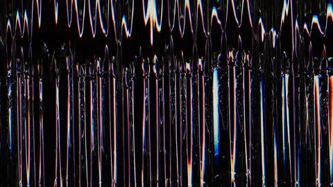 Digital glitch texture static noise artifacts dark Stock Illustration