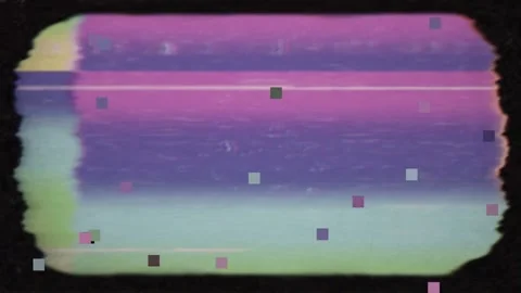 Digital glitch transition with scratch distortion effect Stock Footage 340003720