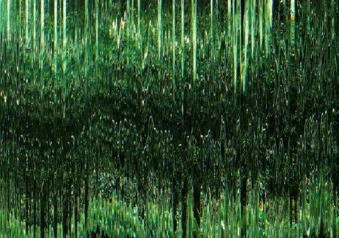 Digital glitch transmission error pixel vibration 스톡 사진
