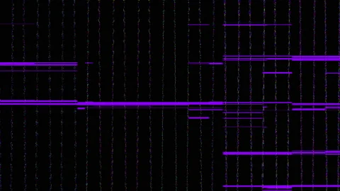 Digital glitch TV broadcasting failure, 4k Stock Footage 155170547