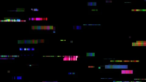 Digital glitches artifacts codec Stock Footage 93179142