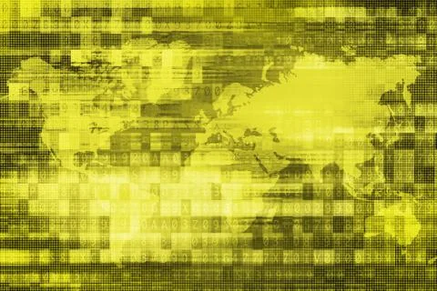 Digital Global Background イラスト素材