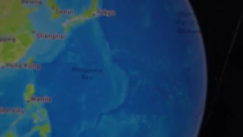 Digital Globe Focused on Southeast Asia Stock Footage 312779559
