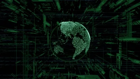 Digital globe Stock Footage 153369914