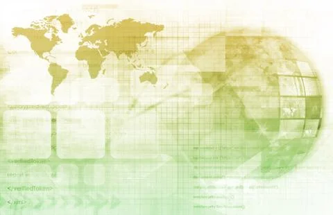 Digital globe Stock Illustration