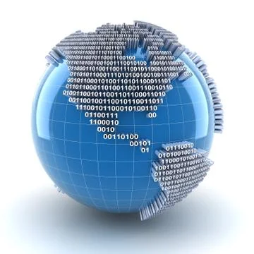 Digital globe Illustrazione stock