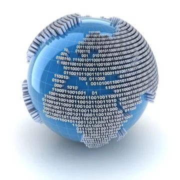 Digital globe Illustrazione stock