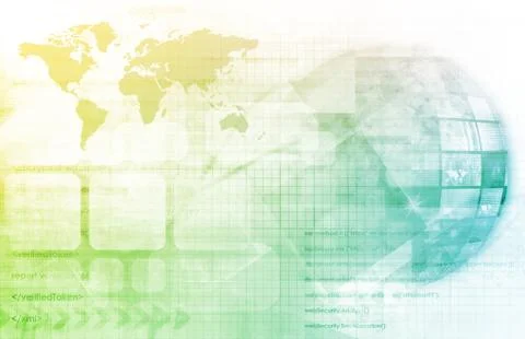 Digital Globe Illustrazione stock