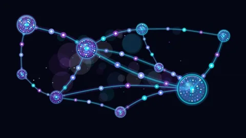 Digital Globe Network Stock Footage 346680389