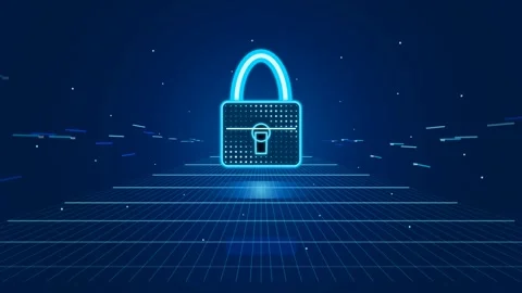 Digital Globe Network Security Stock Footage 346680348