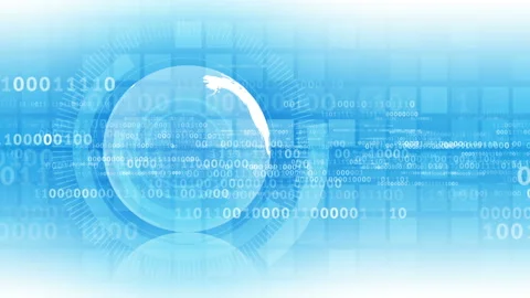 Digital globe technology world background Stock Footage 211070657