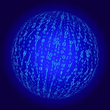 Digital  globe - vector illustration Stock-Illustration