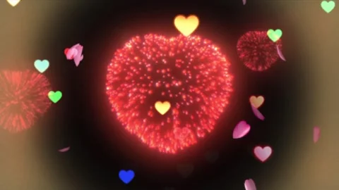 Digital Glow particle Glitch Loop for Creative Edits Stock Footage 305284981