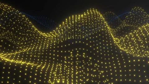 Digital Glow Particles Abstract Background Simulation 8 Stockbeeldmateriaal 172240287