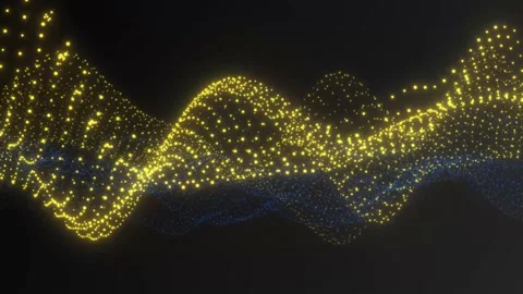 Digital Glow Particles Abstract Background Simulation 5 Stockbeeldmateriaal 172240292