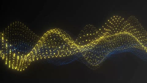 Digital Glow Particles Abstract Background Simulation 4 Stockbeeldmateriaal 172240313