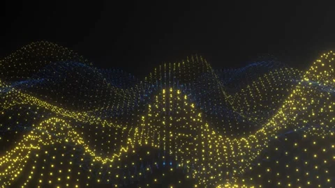 Digital Glow Particles Abstract Background Simulation 2 Stockbeeldmateriaal 172240324