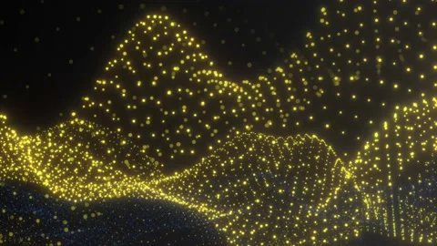 Digital Glow Particles Abstract Background Simulation 1 Stockbeeldmateriaal 172240325