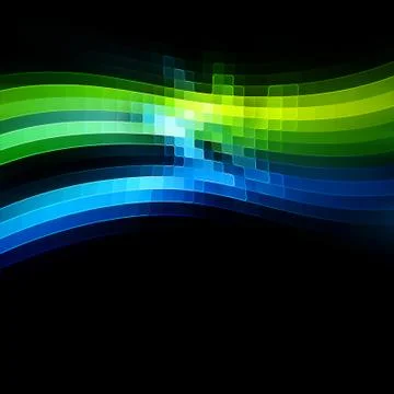 Digital glowing background Stock Illustration