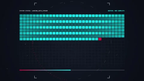 Digital Graph Displaying Falling Stock Market Data, Financial Crisis Concept Stock Footage 348413363