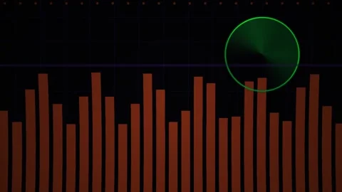 Digital graphic design elements on black. Stock Footage 335108079