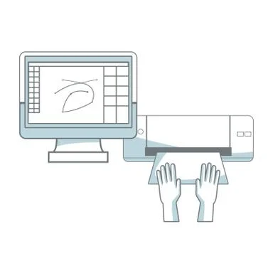 Digital graphic design イラスト素材