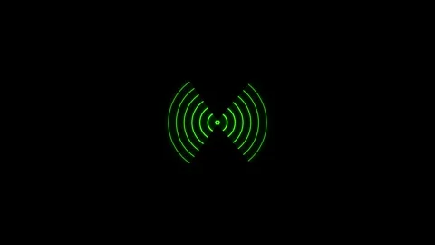 Digital graphics resourse icon footage  black white green background Stock Footage 305298367