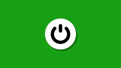 Digital graphics resourse icon footage  black white green background Stock Footage 327762997