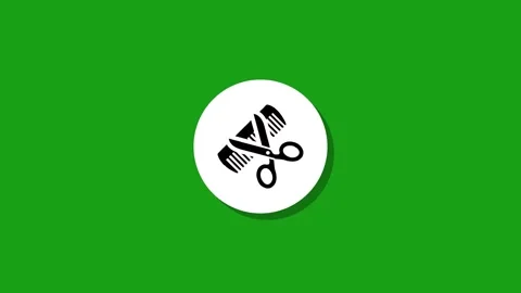 Digital graphics resourse icon footage  black white green background Vidéo 327763008