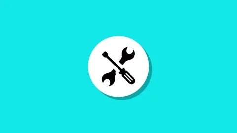 Digital graphics resourse icon footage  black white green background Stock Footage 327763023