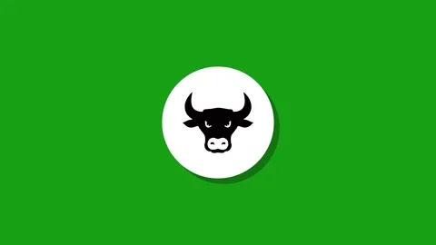 Digital graphics resourse icon footage  black white green background Stock Footage 327763073