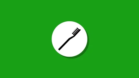 Digital graphics resourse icon footage  black white green background Stock Footage 327763111