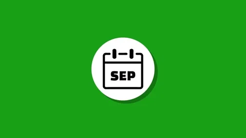 Digital graphics resourse icon footage  black white green background Stock Footage 327763270
