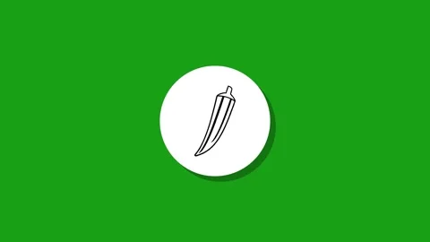Digital graphics resourse icon footage  black white green background 動画素材 327763288