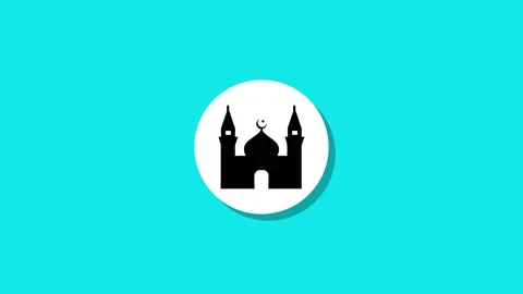 Digital graphics resourse icon footage  black white green background Stock Footage 327763293