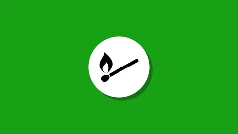 Digital graphics resourse icon footage  black white green background Stock Footage 327763294